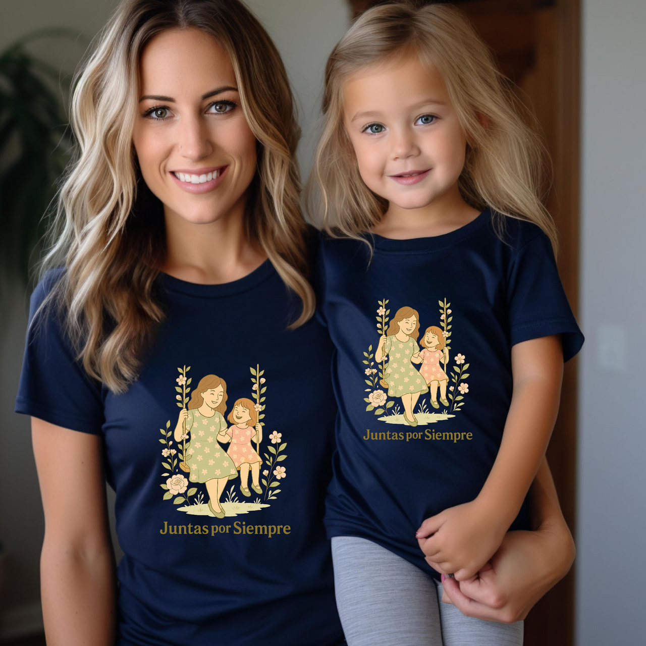 Camiseta Juntas por Siempre Flores