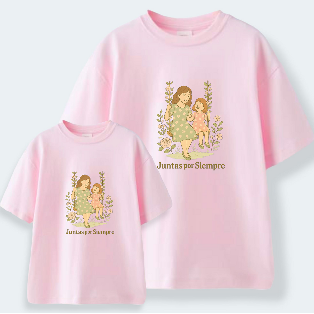 Camiseta Juntas por Siempre Flores