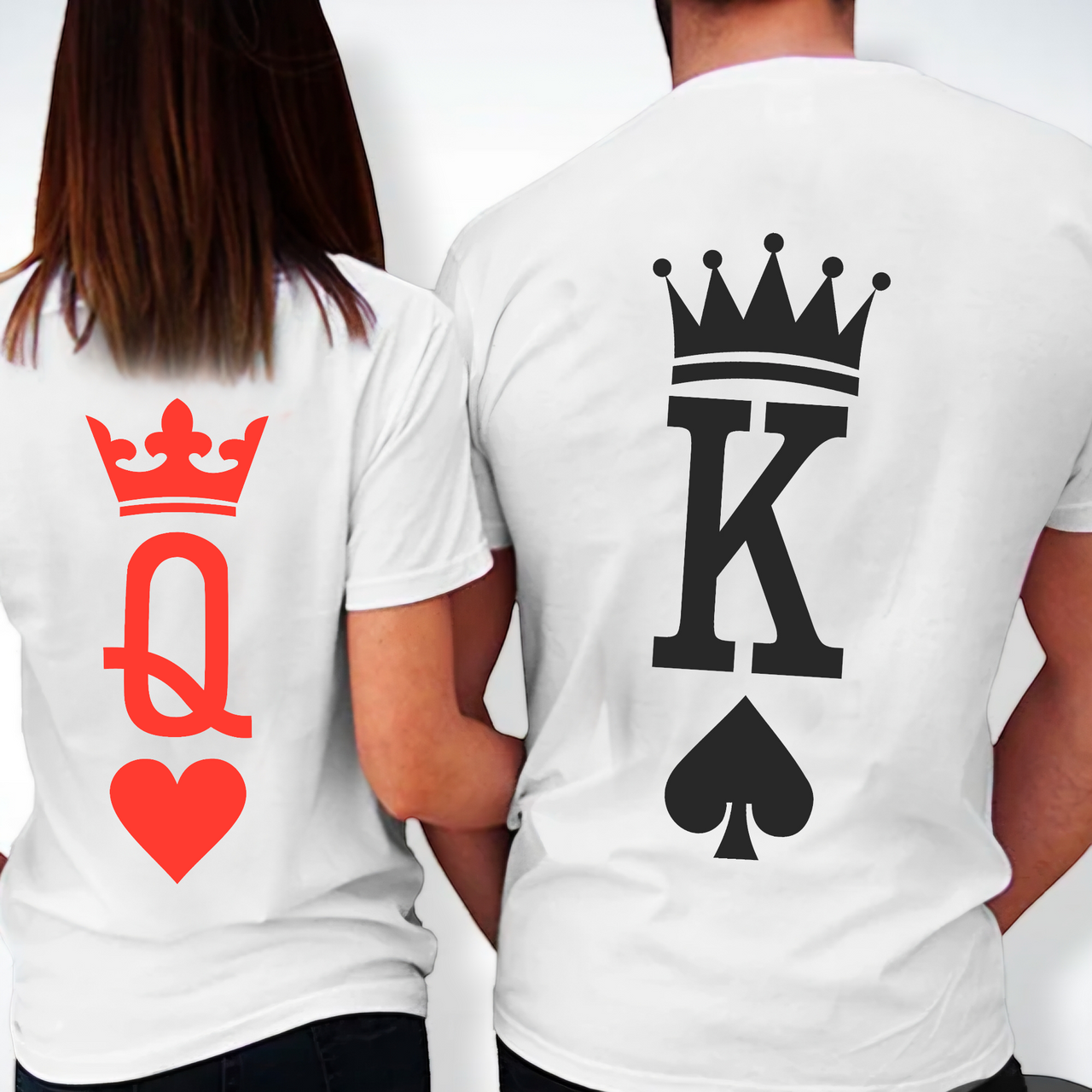 Camiseta King Queen Parejas