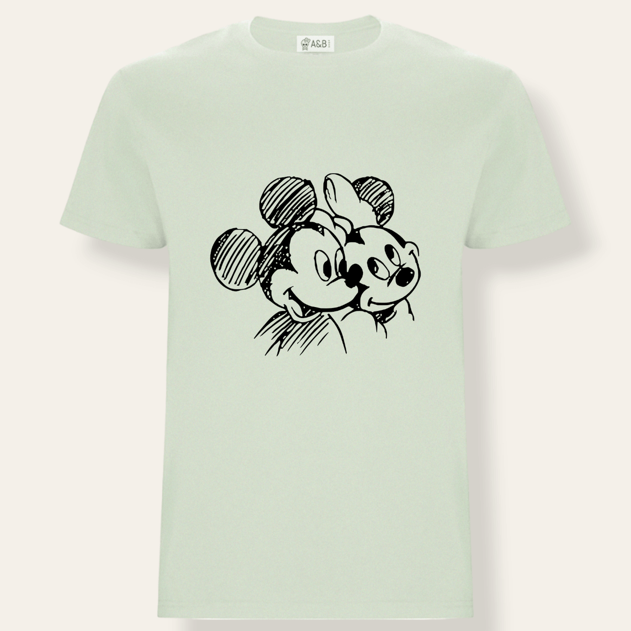 Camiseta Mickey-Minnie Lápiz