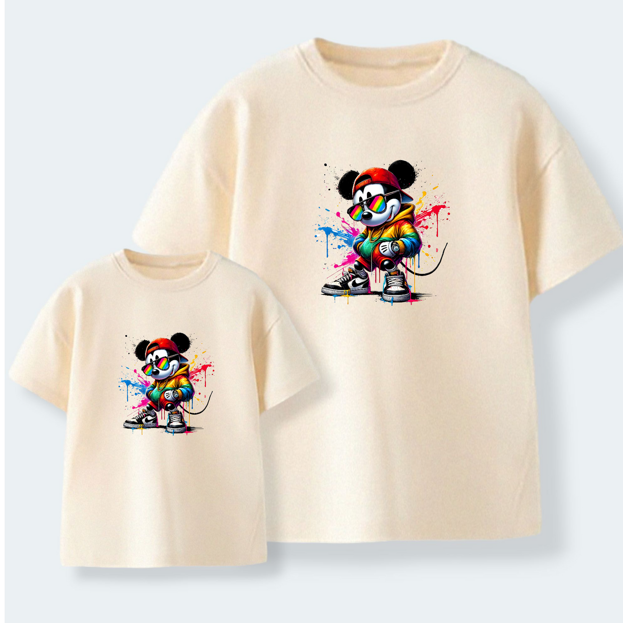 Camiseta Mickey Arcoiris