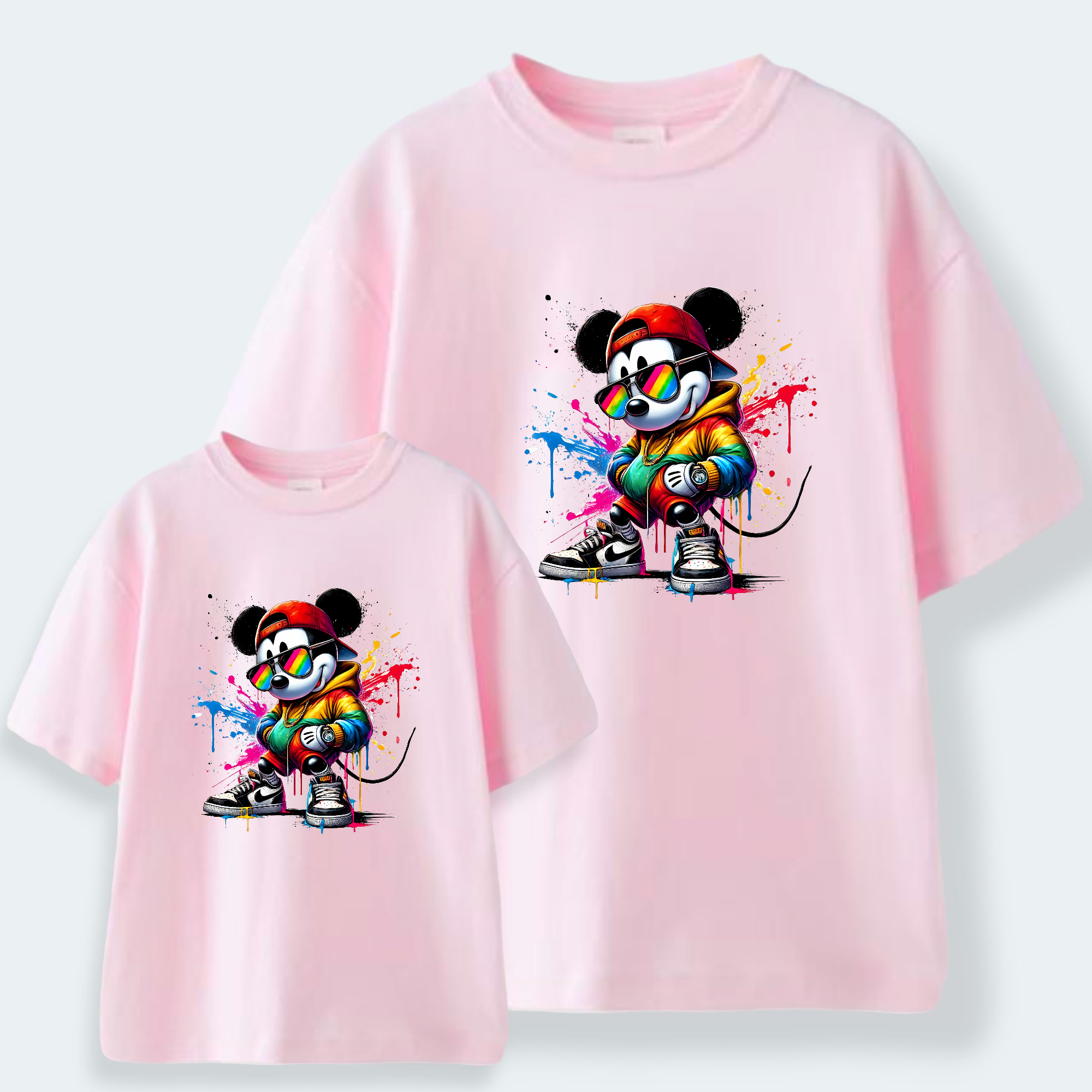 Camiseta Mickey Arcoiris