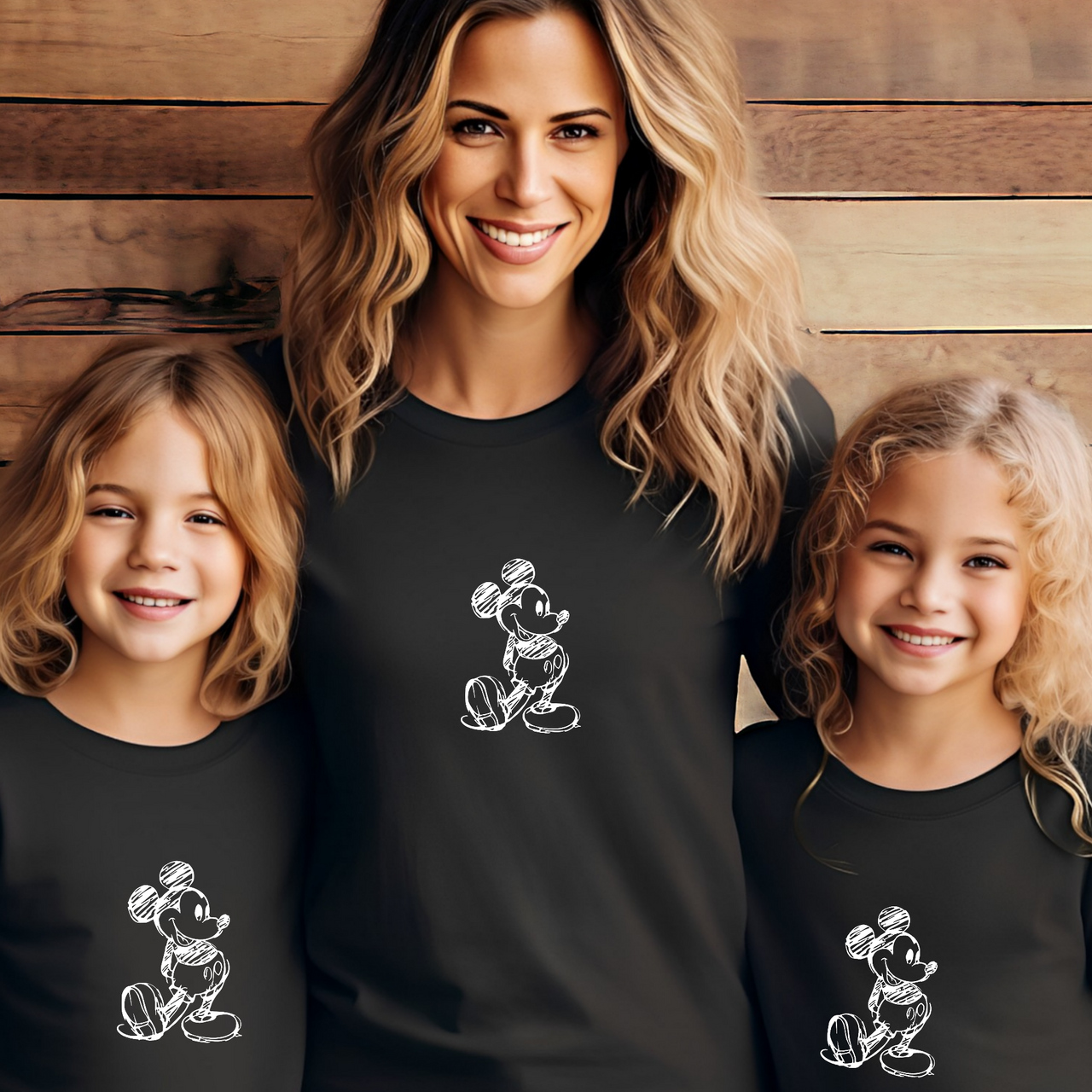 Camiseta Mickey Esbozo Mini