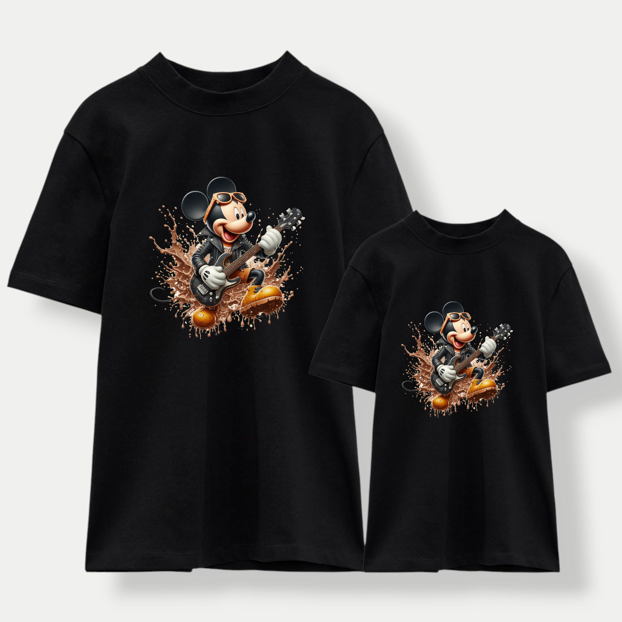 Camiseta Mickey guitarra