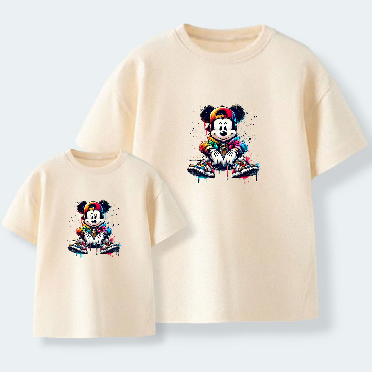Camiseta Mickey sentado