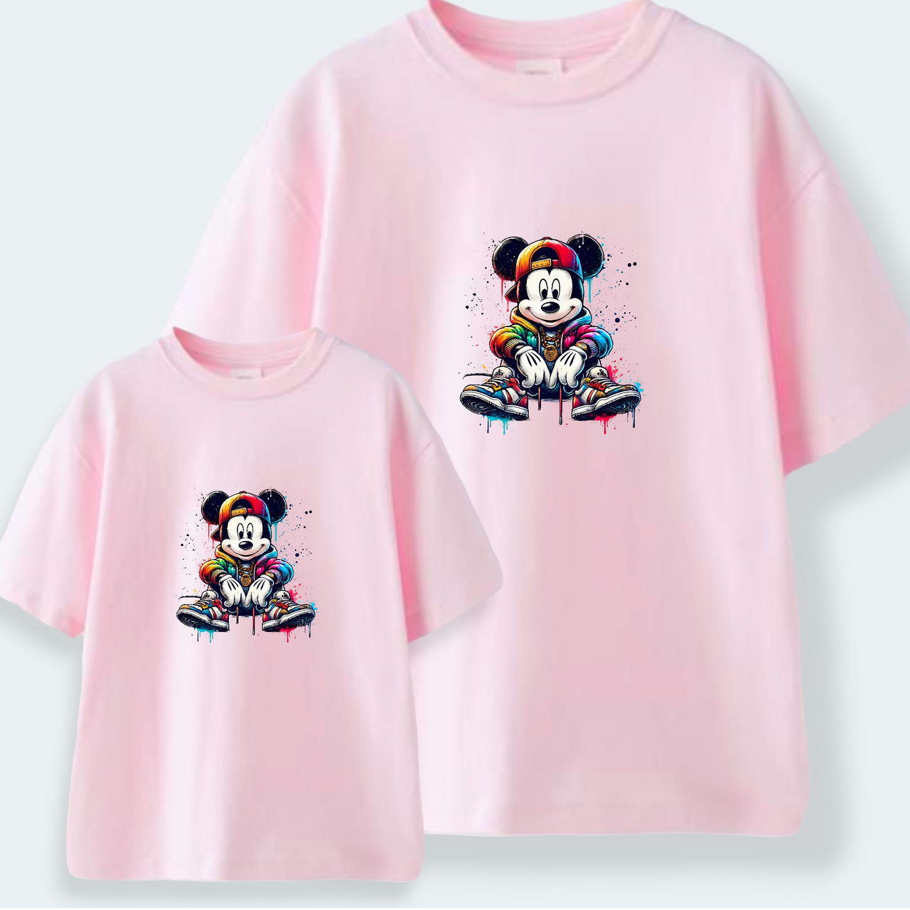 Camiseta Mickey sentado