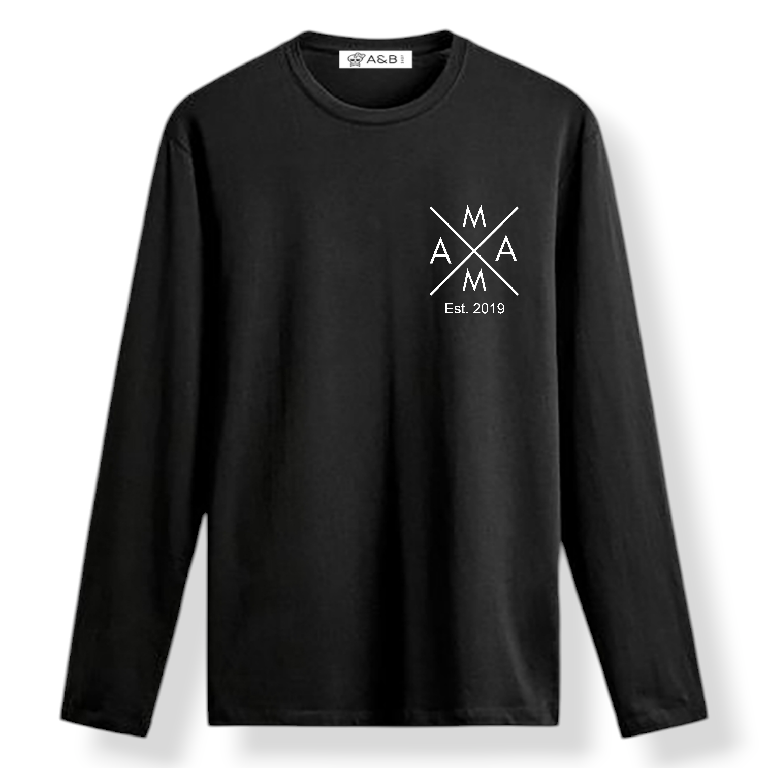 Camiseta Papa-Mama X Mini manga larga