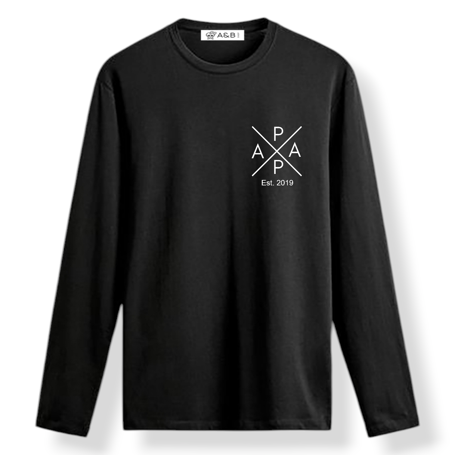 Camiseta Papa-Mama X Mini manga larga