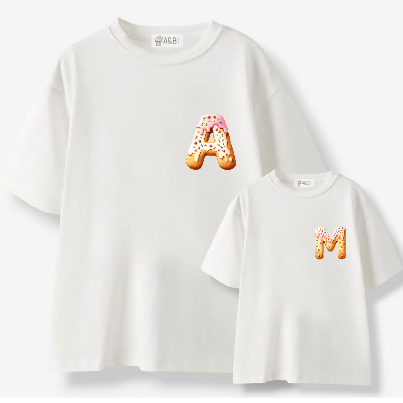 Camiseta Personalizada Inicial Cookie