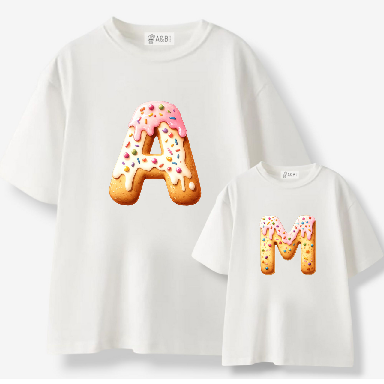Camiseta Personalizada Inicial Cookie