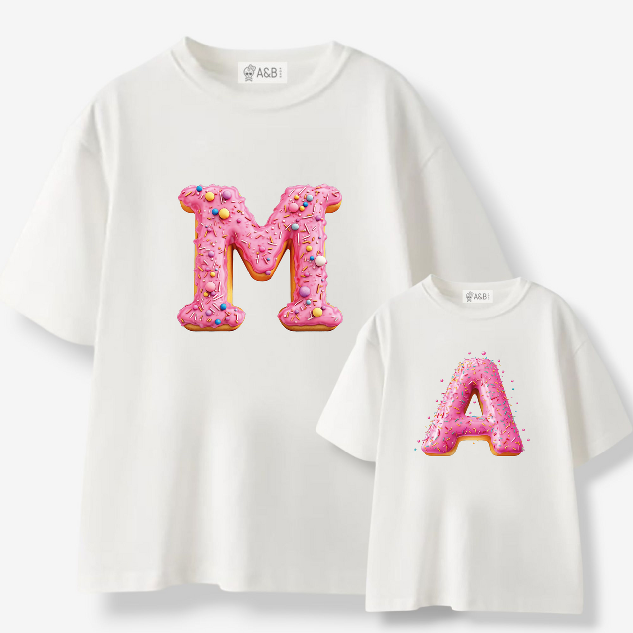 Camiseta Personalizada Inicial Donut