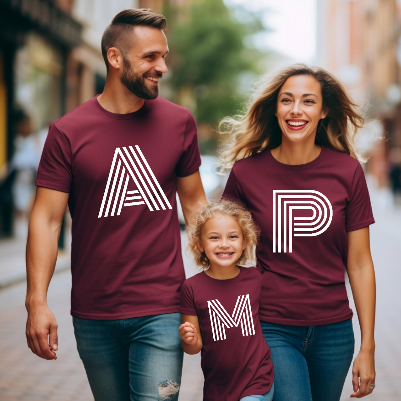 Camiseta Personalizada Inicial Retro