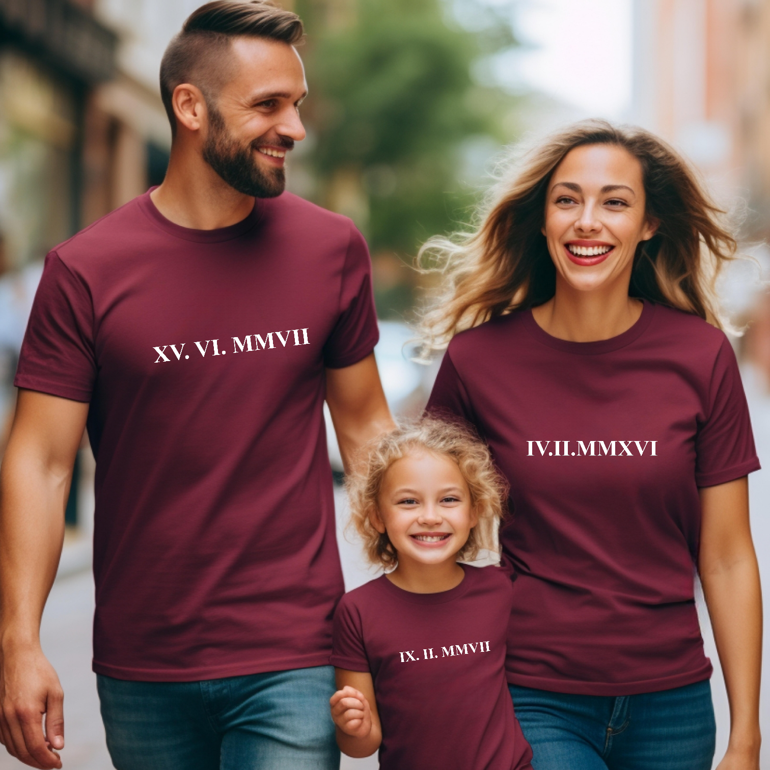 Camiseta Personalizada Números Romanos