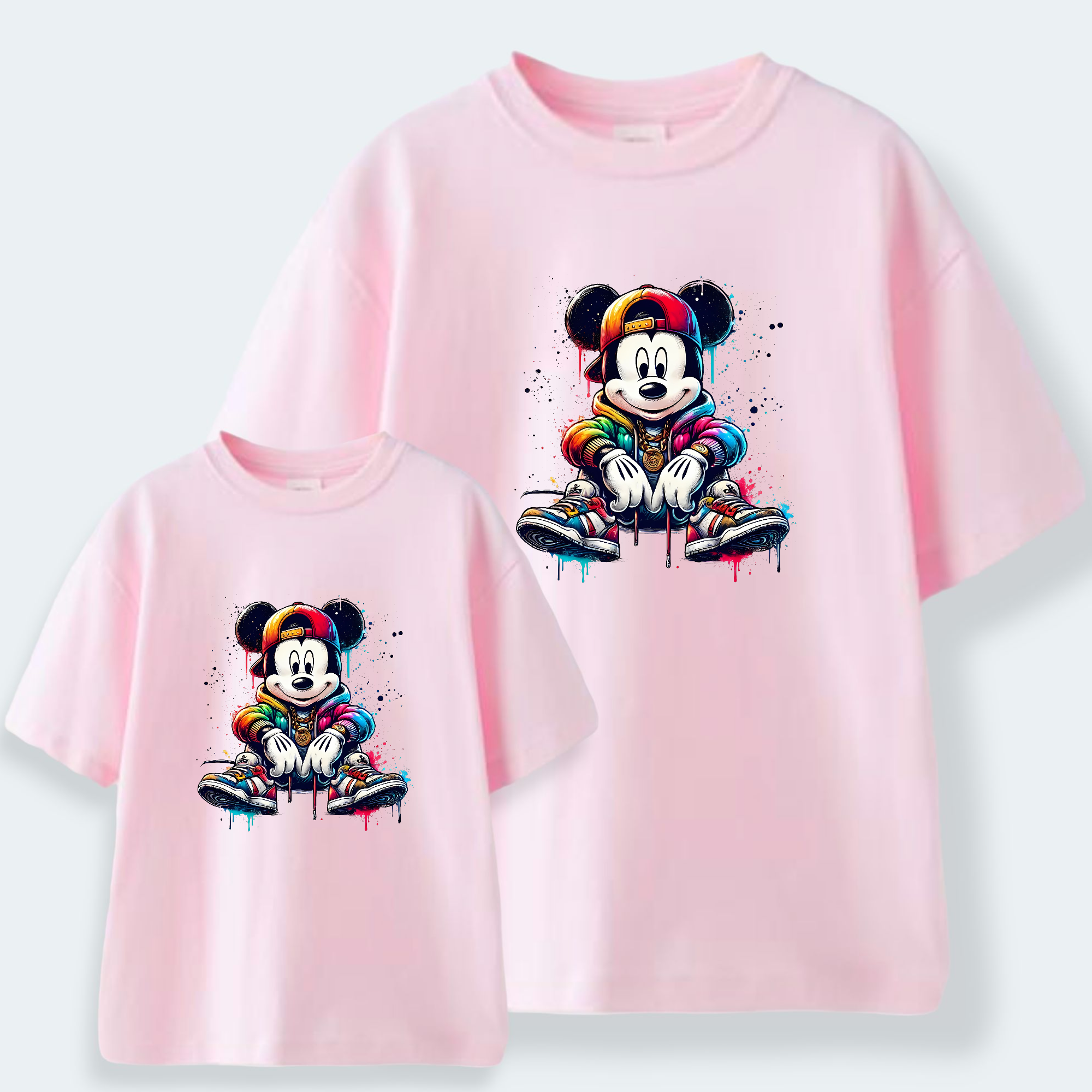Camiseta Mickey sentado