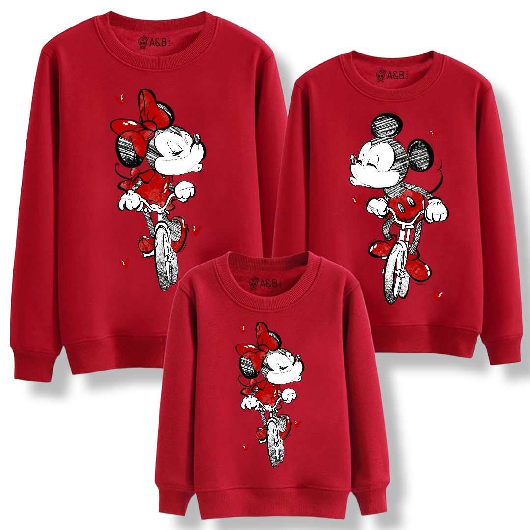 Sudadera Mickey & Minnie Loving Kiss