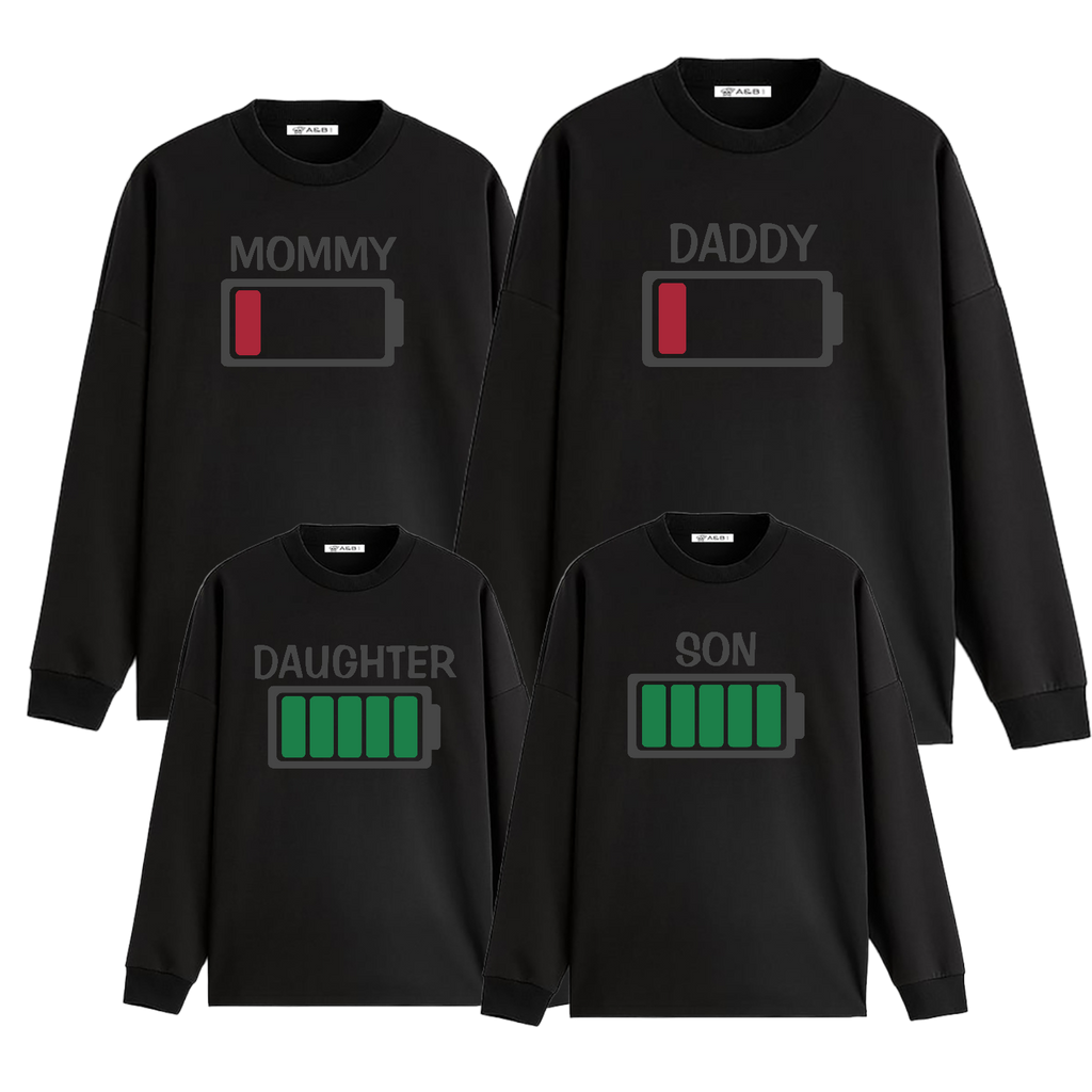 Sudadera Battery. Sudaderas para toda la familia