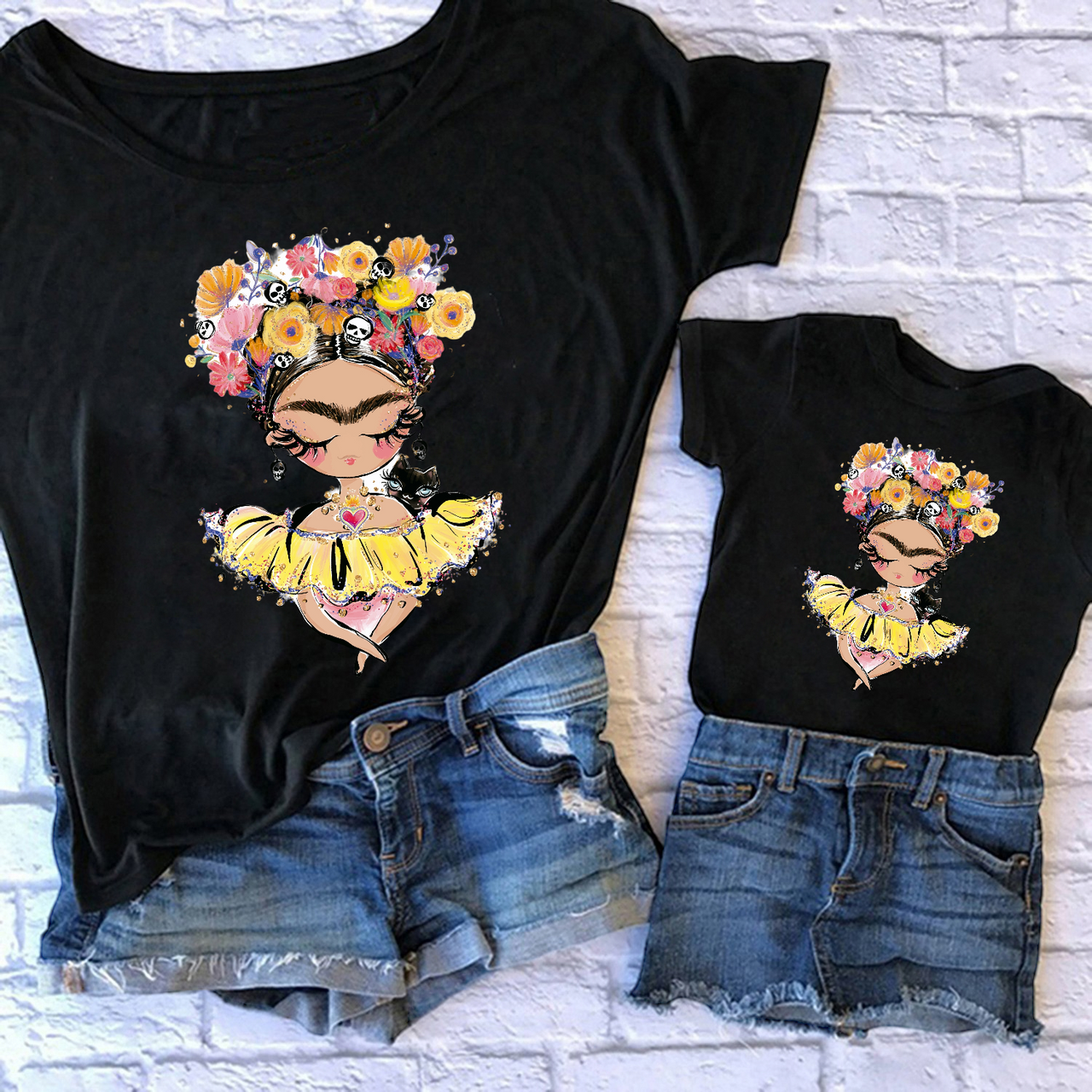 Camiseta Frida Flowers