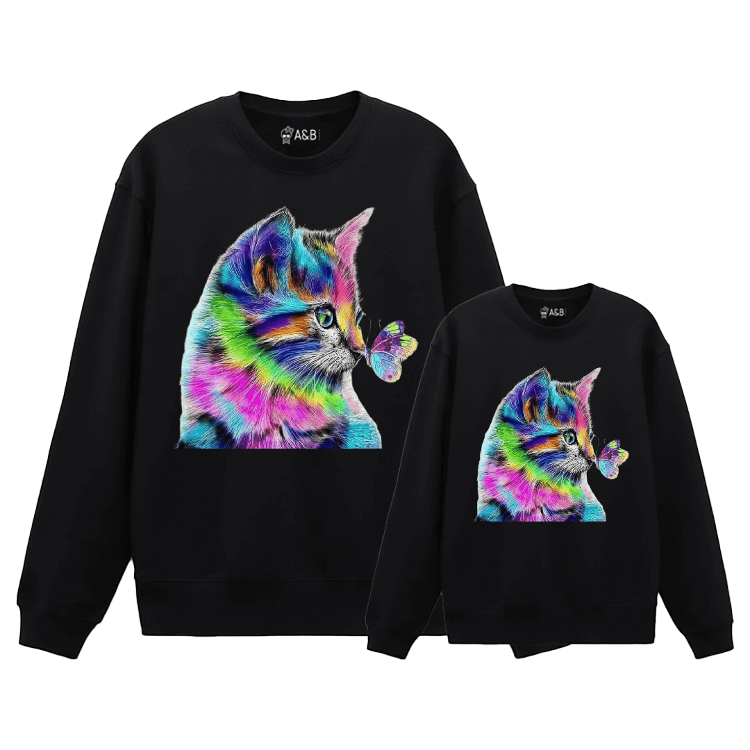 Sudadera Cat Butterfly