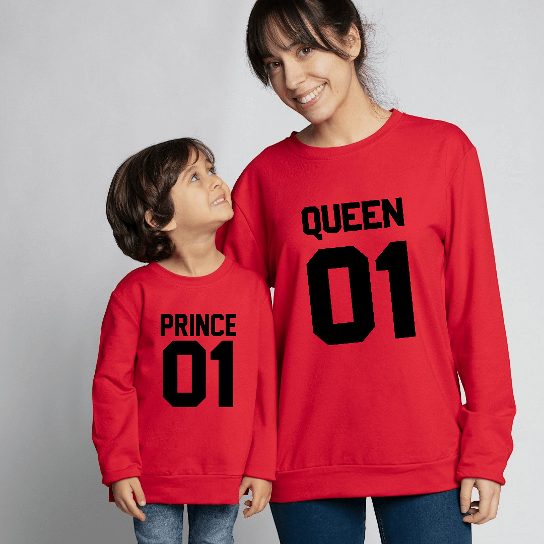 Sudadera King-Queen-Princess-Prince