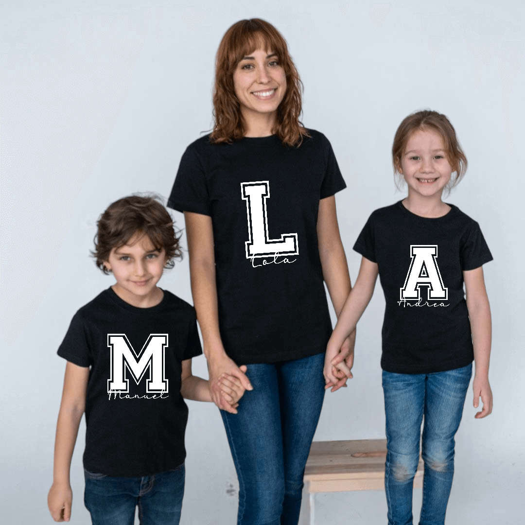 Camiseta Personalizable letra grande