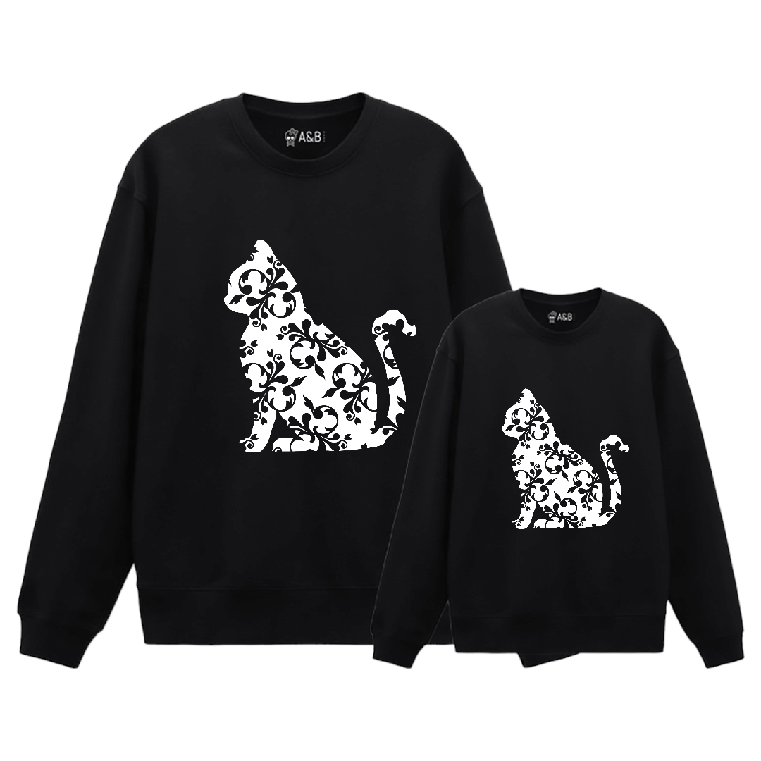 Sudadera Cat Print