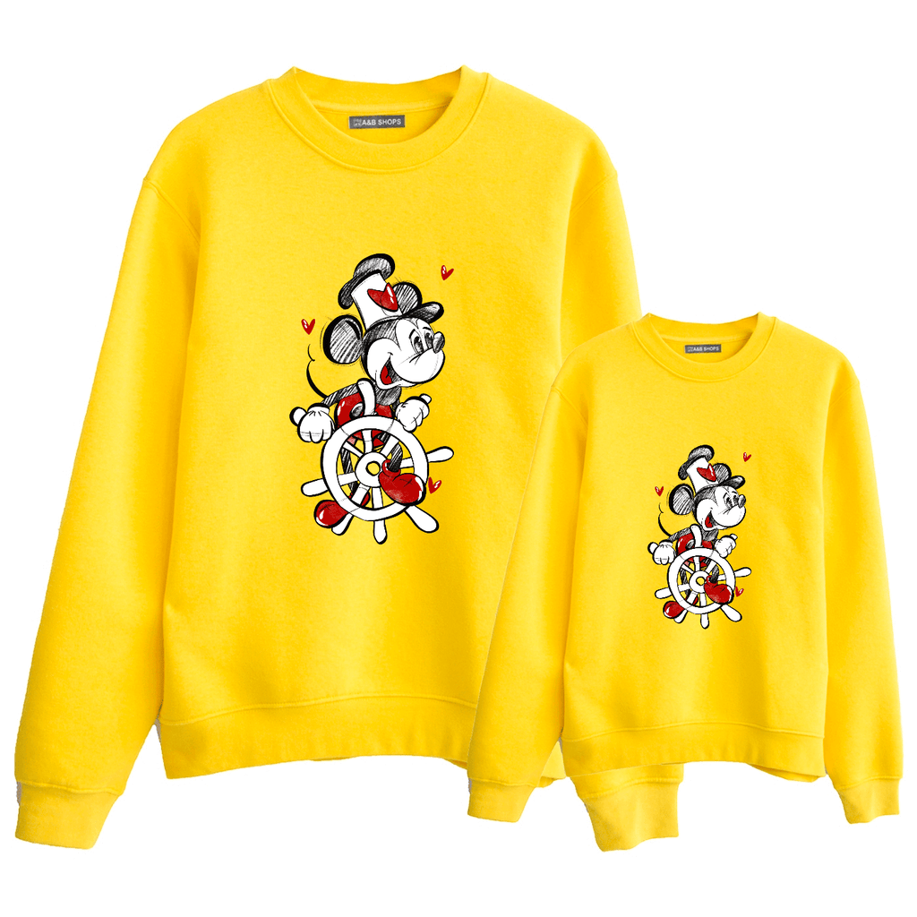 Sudadera mickey amarilla hotsell