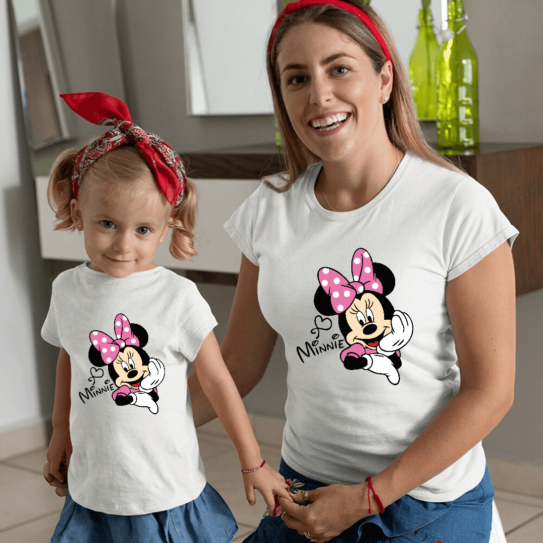 Camiseta Minnie rosa