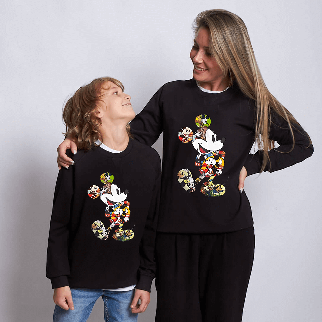 Sudadera Mickey igual madre e hija | Sudadera igual para toda la familia