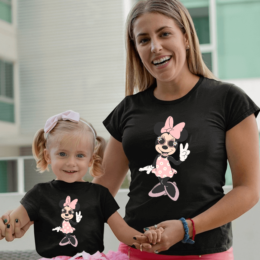 Camiseta Minnie igual madre e hija | Camiseta Minnie igual para toda la familia