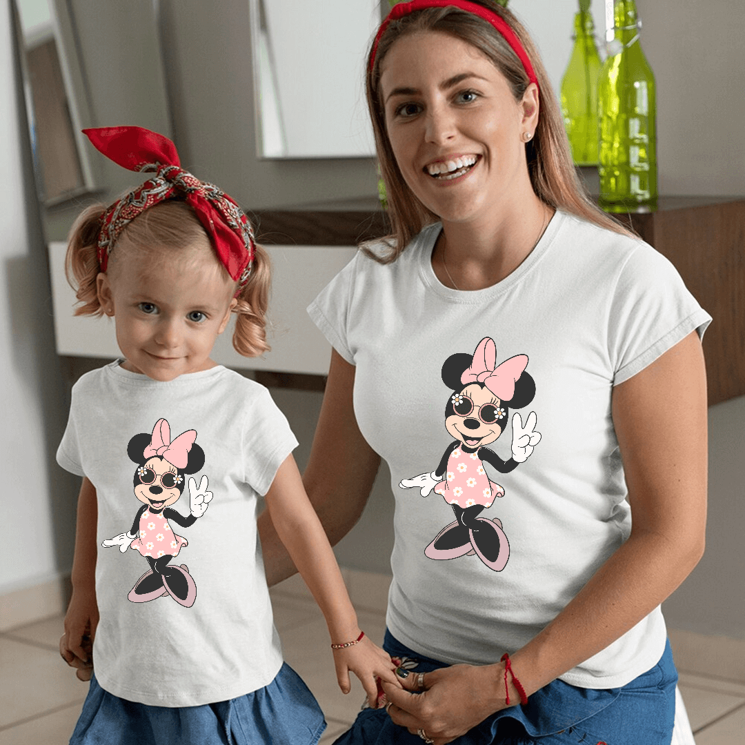 Camiseta Minnie igual madre e hija | Camiseta Minnie igual para toda la familia