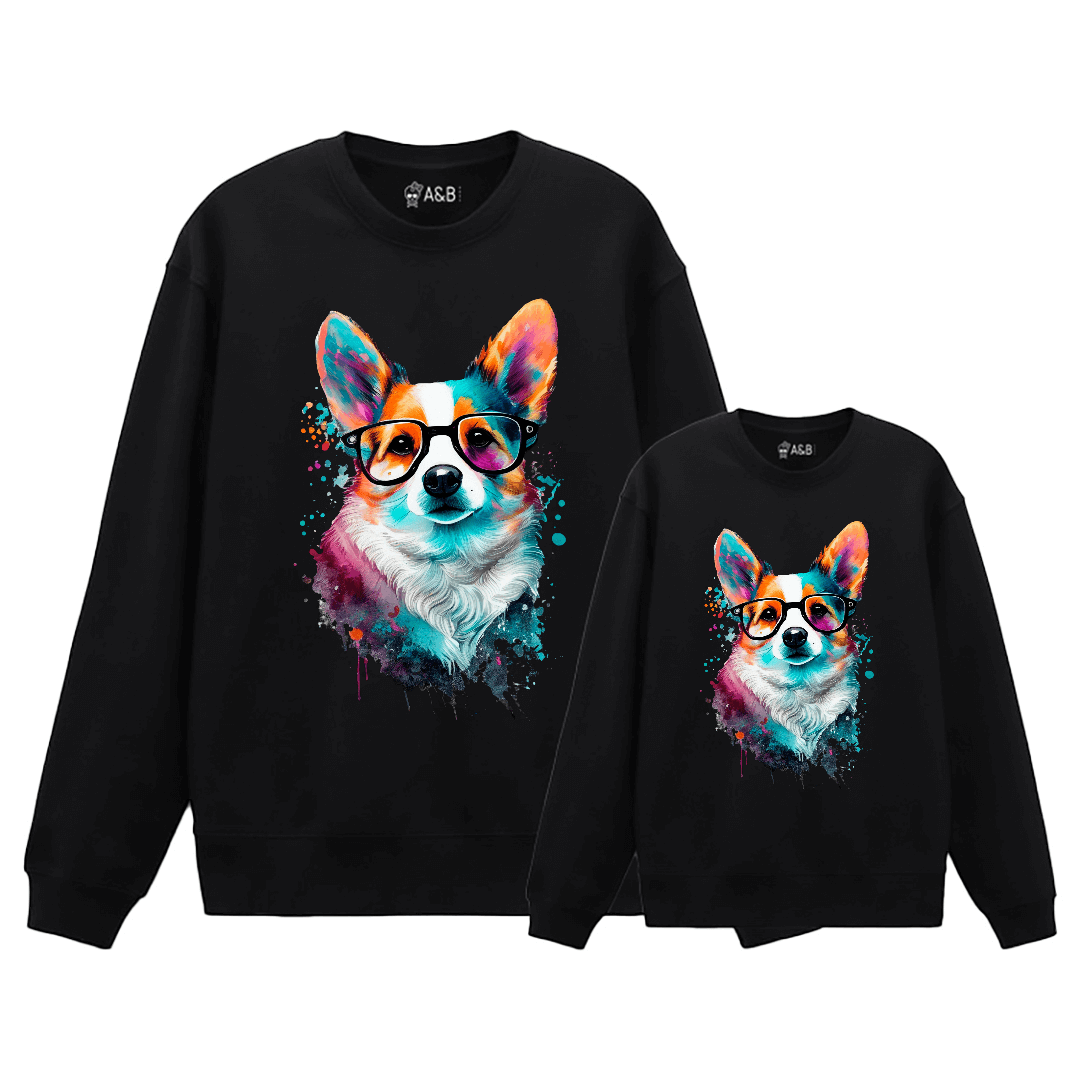 Sudadera Collie colors