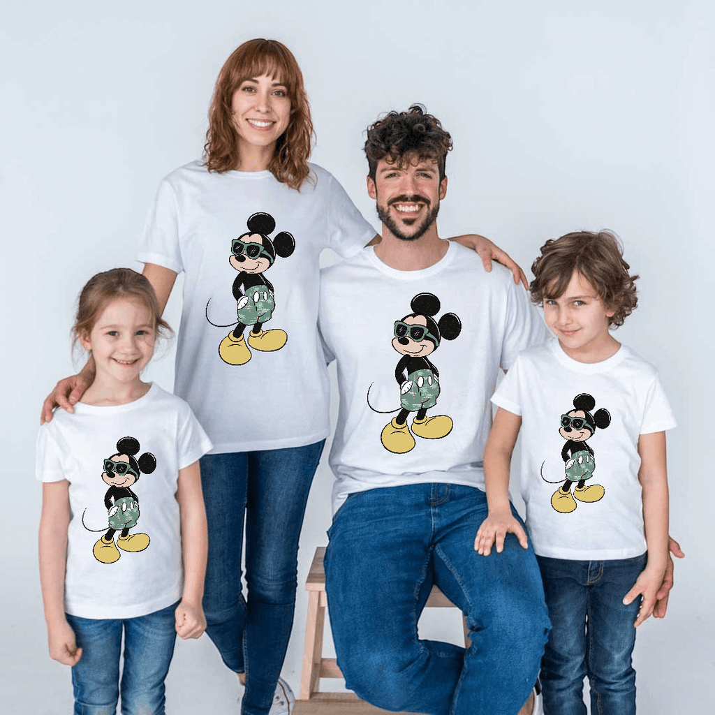 Camiseta igual para madre e hija | Camiseta igual para toda la familia de Mickey