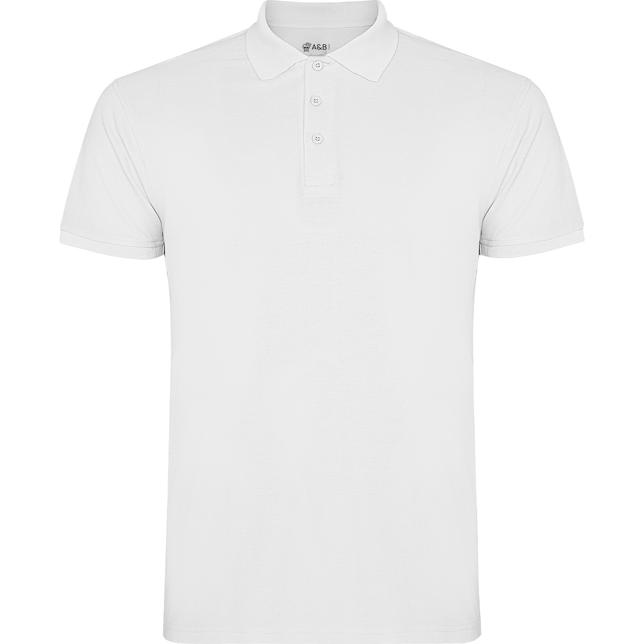 Polo blanco 100% algodón