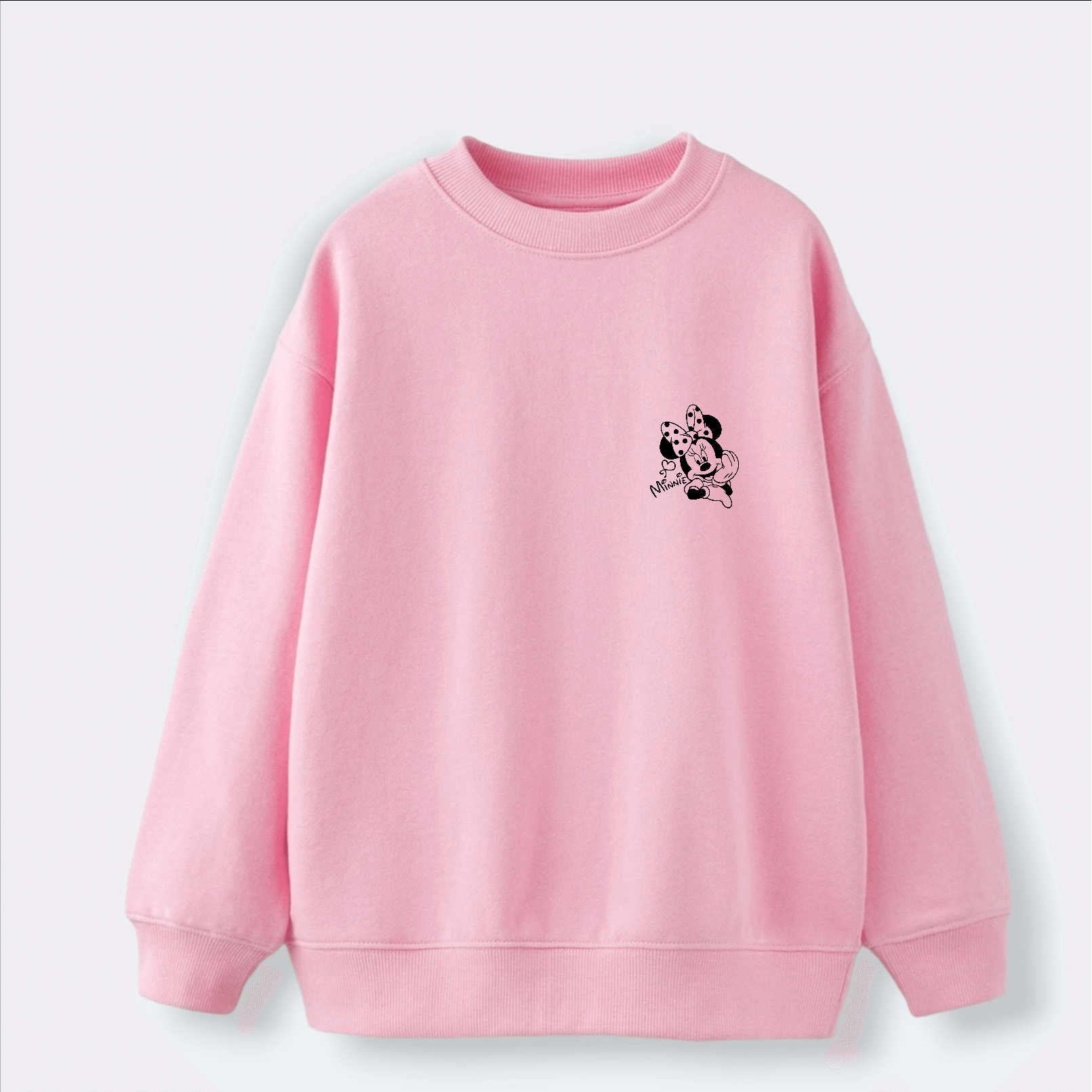 Sudadera Mickey & Minnie contraste mini