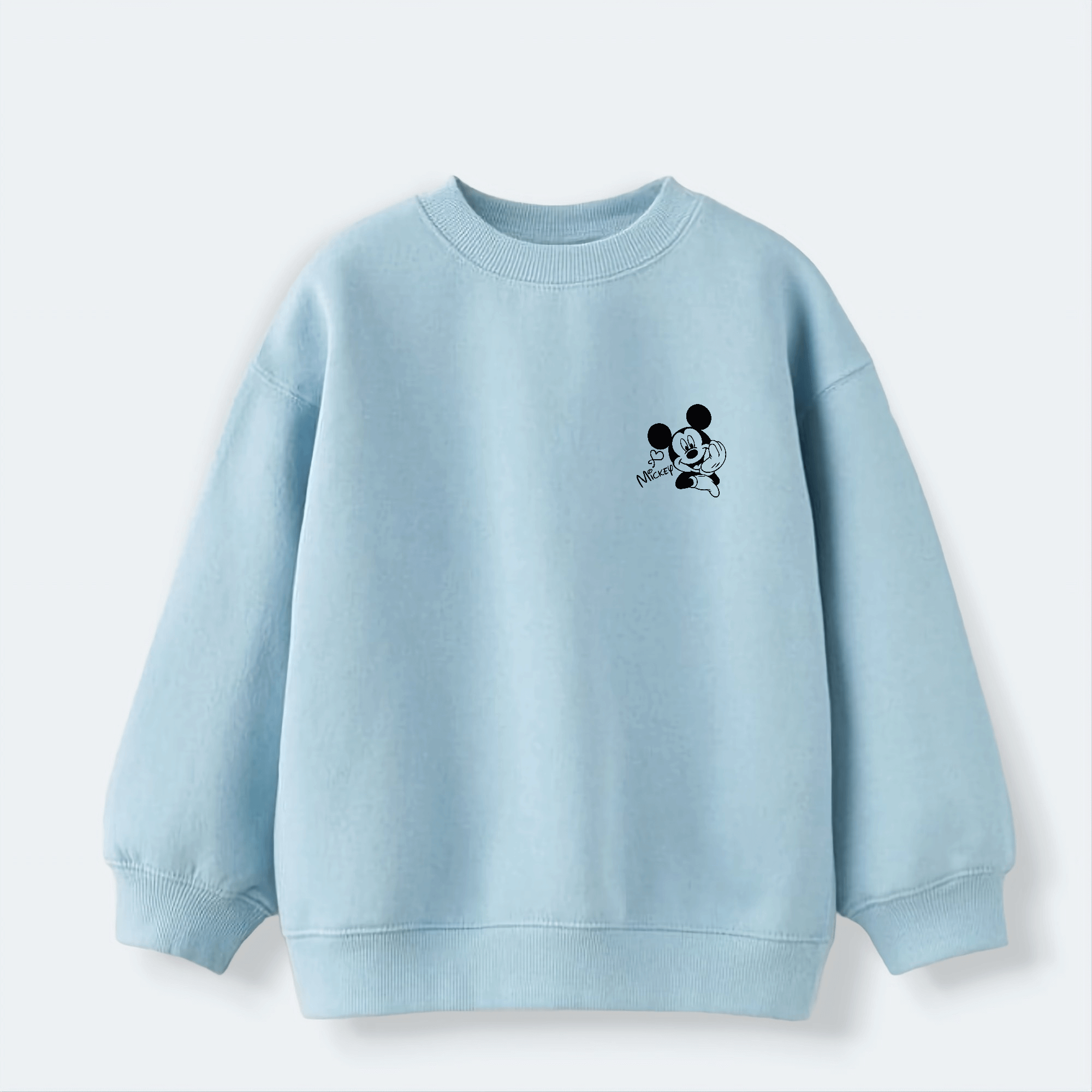 Sudadera Mickey & Minnie contraste mini