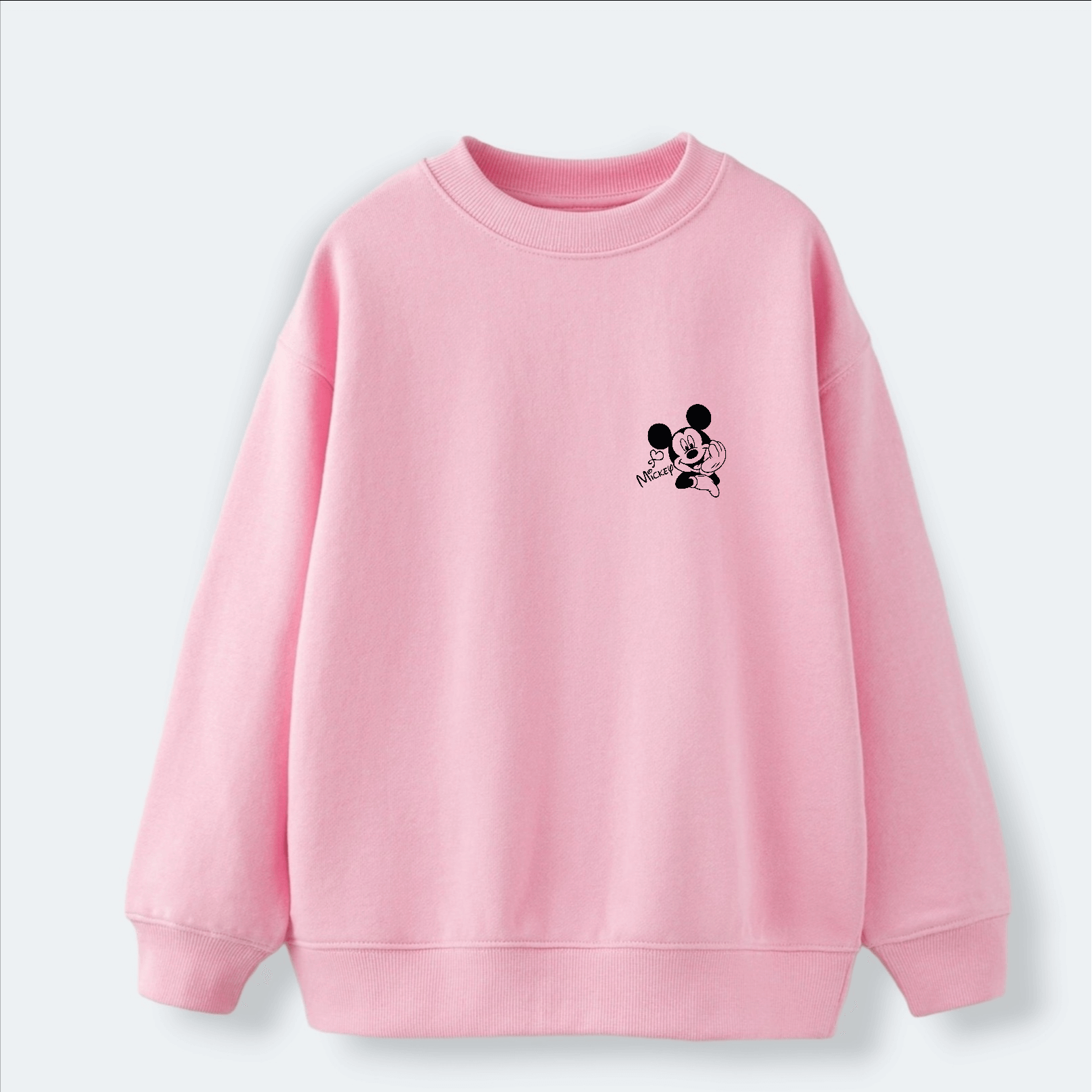 Sudadera Mickey & Minnie contraste mini