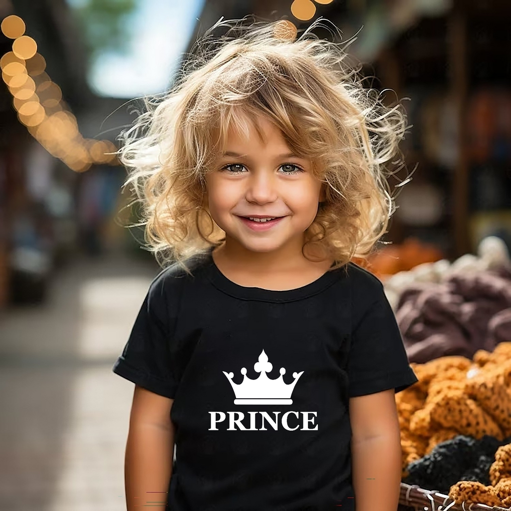 Camiseta Crown King-Queen-Princess-Prince