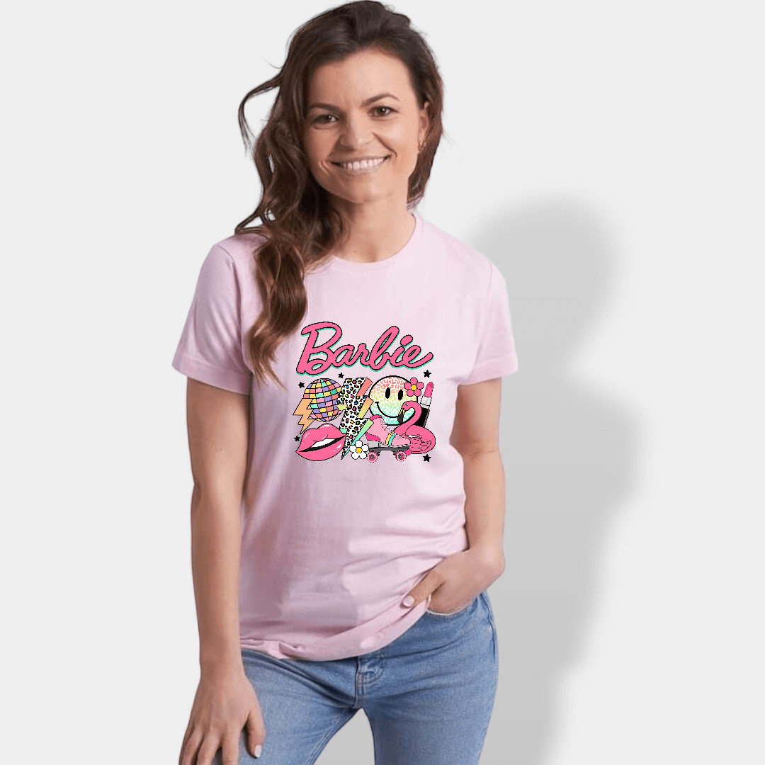 Camiseta Barbie Emojis