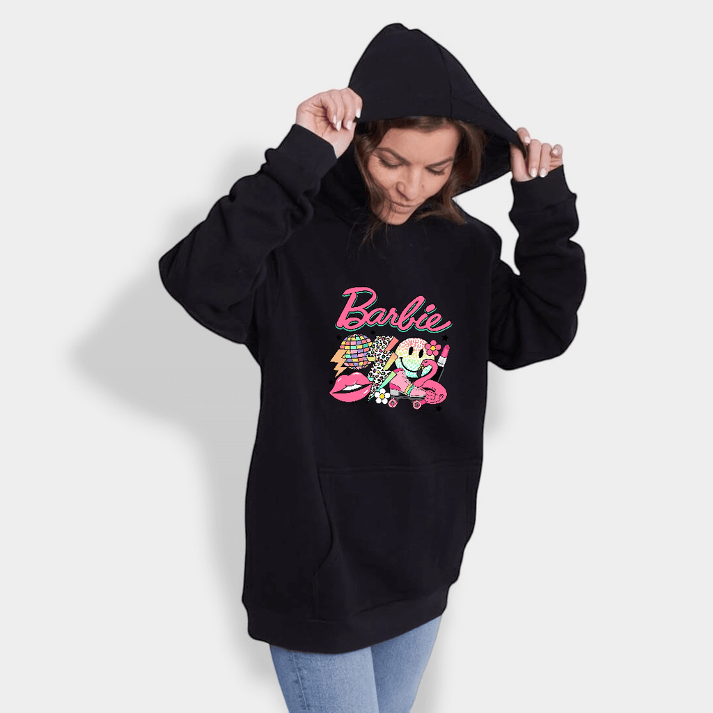 Sudadera Capucha Barbie Emojis