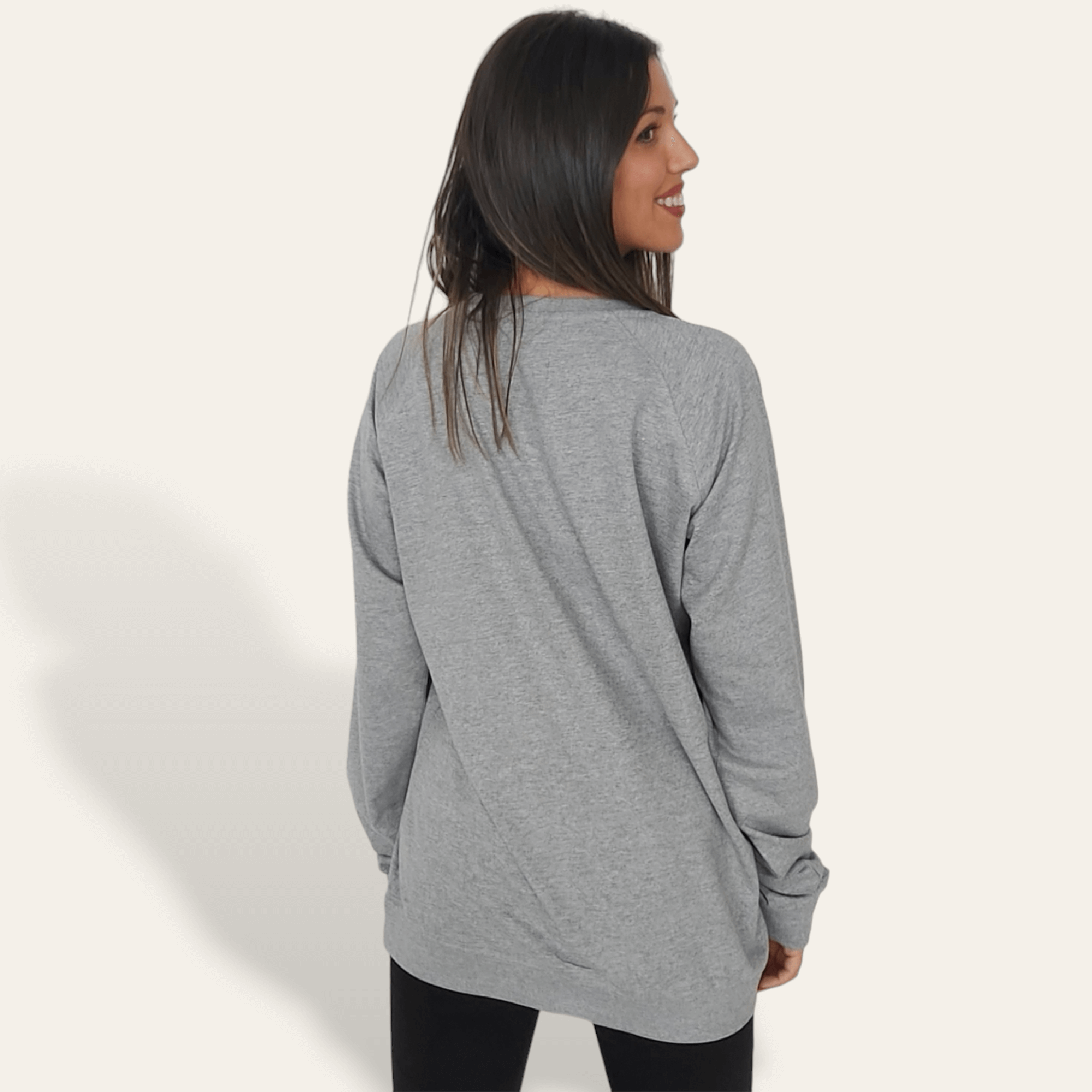 Sudadera Básica Gris