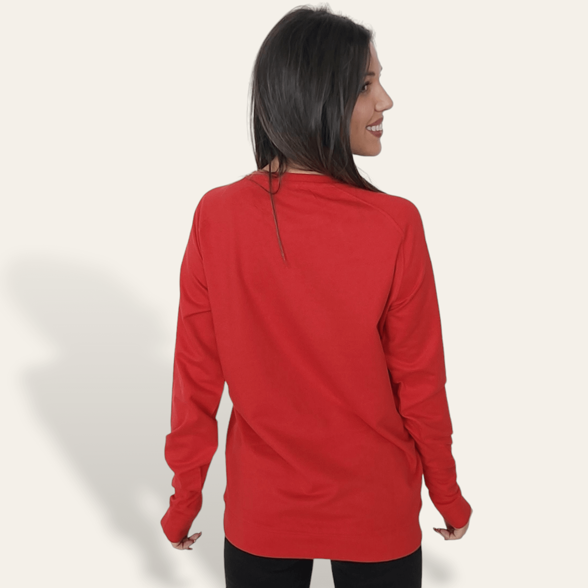 Sudadera Básica Roja