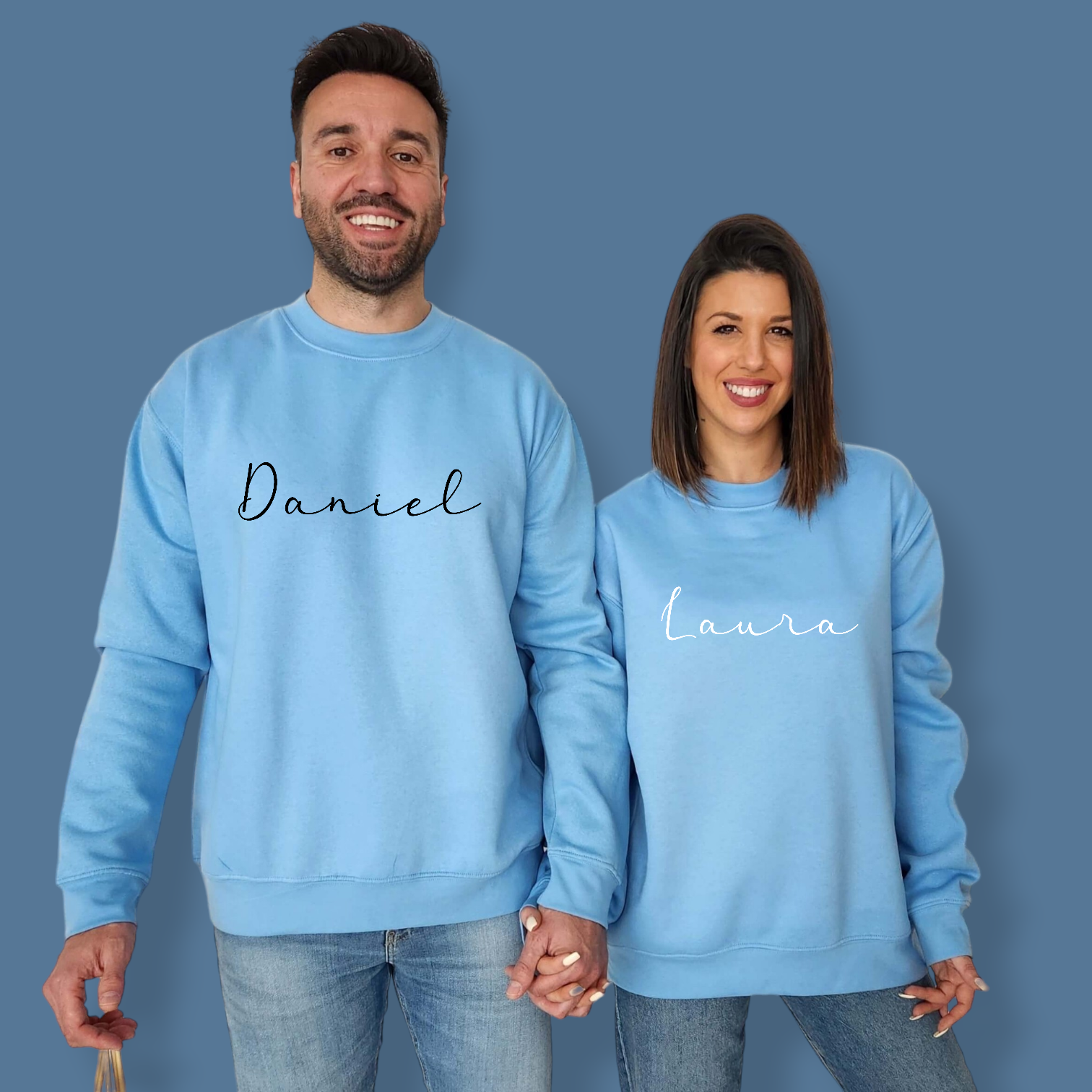 Sudadera Personalizada Nombre igual para madre e hija padre e hijo para toda la familia