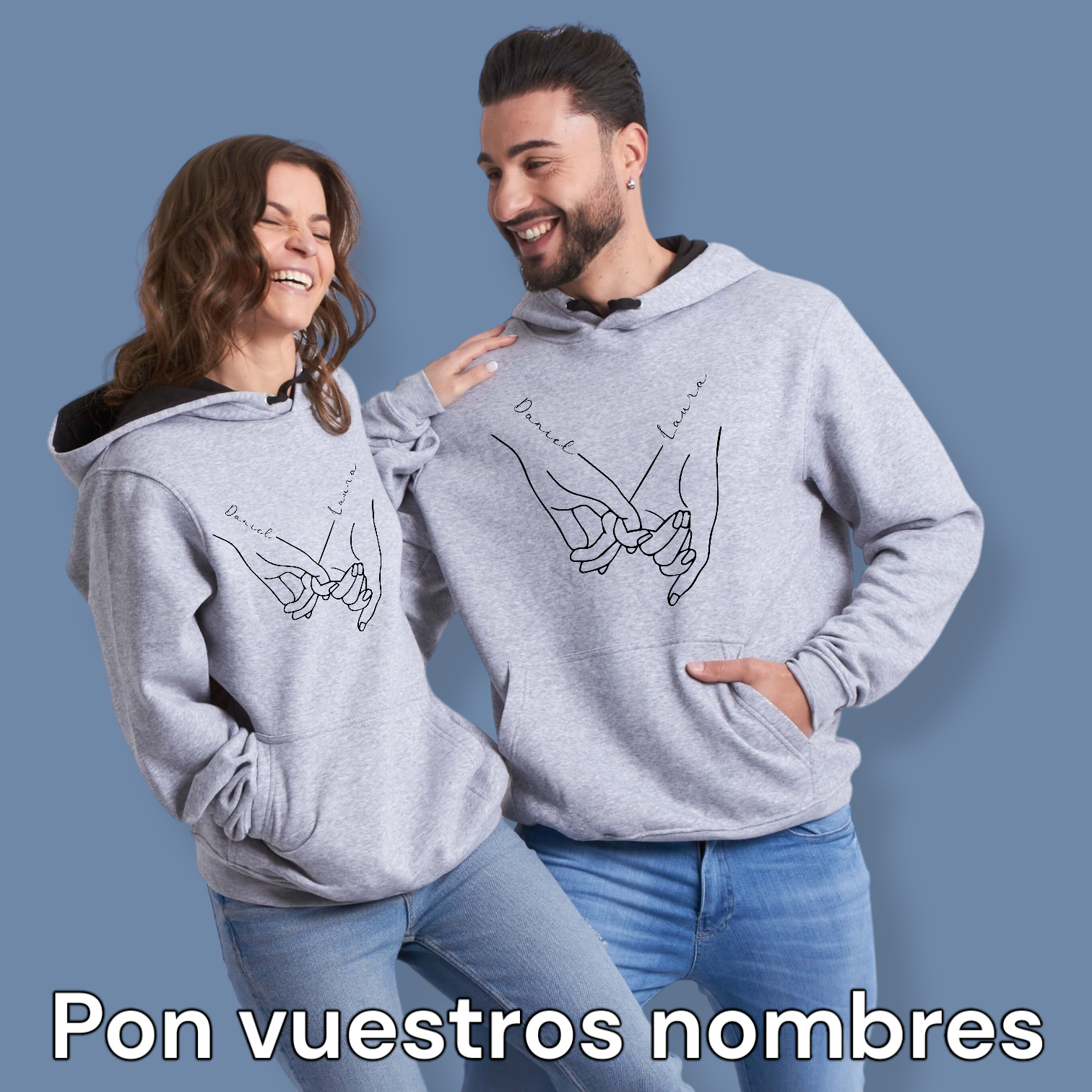 Sudadera Capucha Nuestras manos