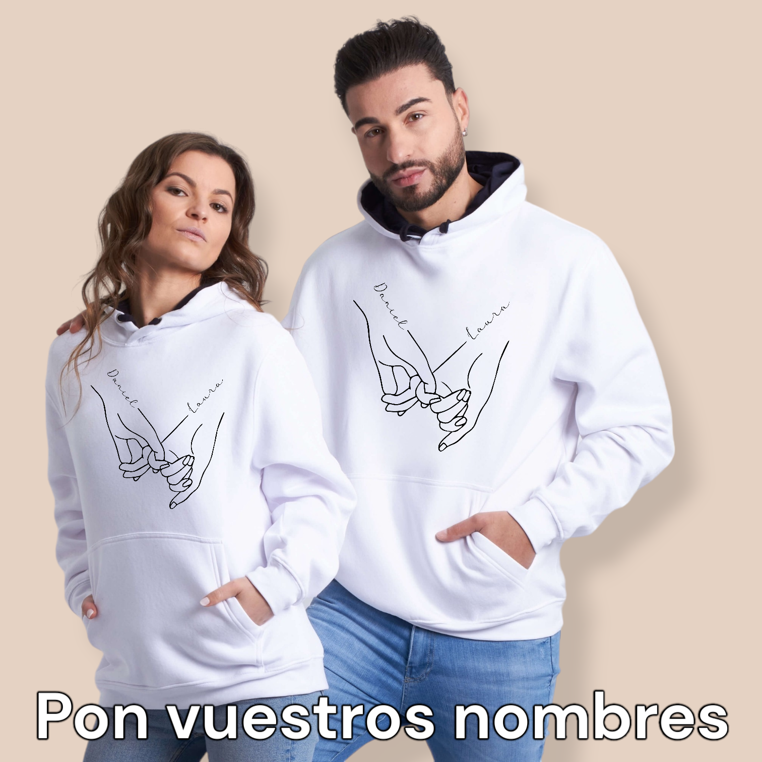 Sudadera Capucha Nuestras manos