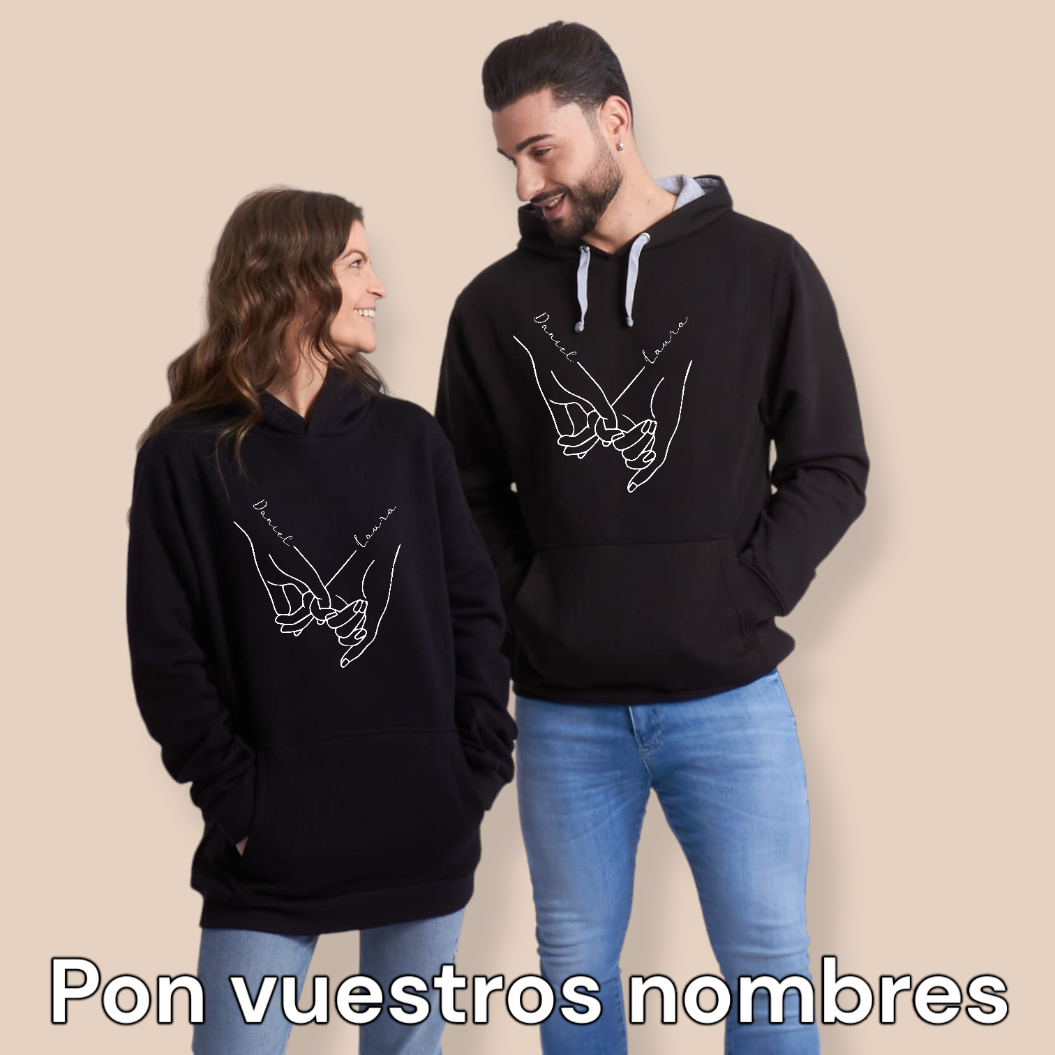 Sudadera Capucha Nuestras manos