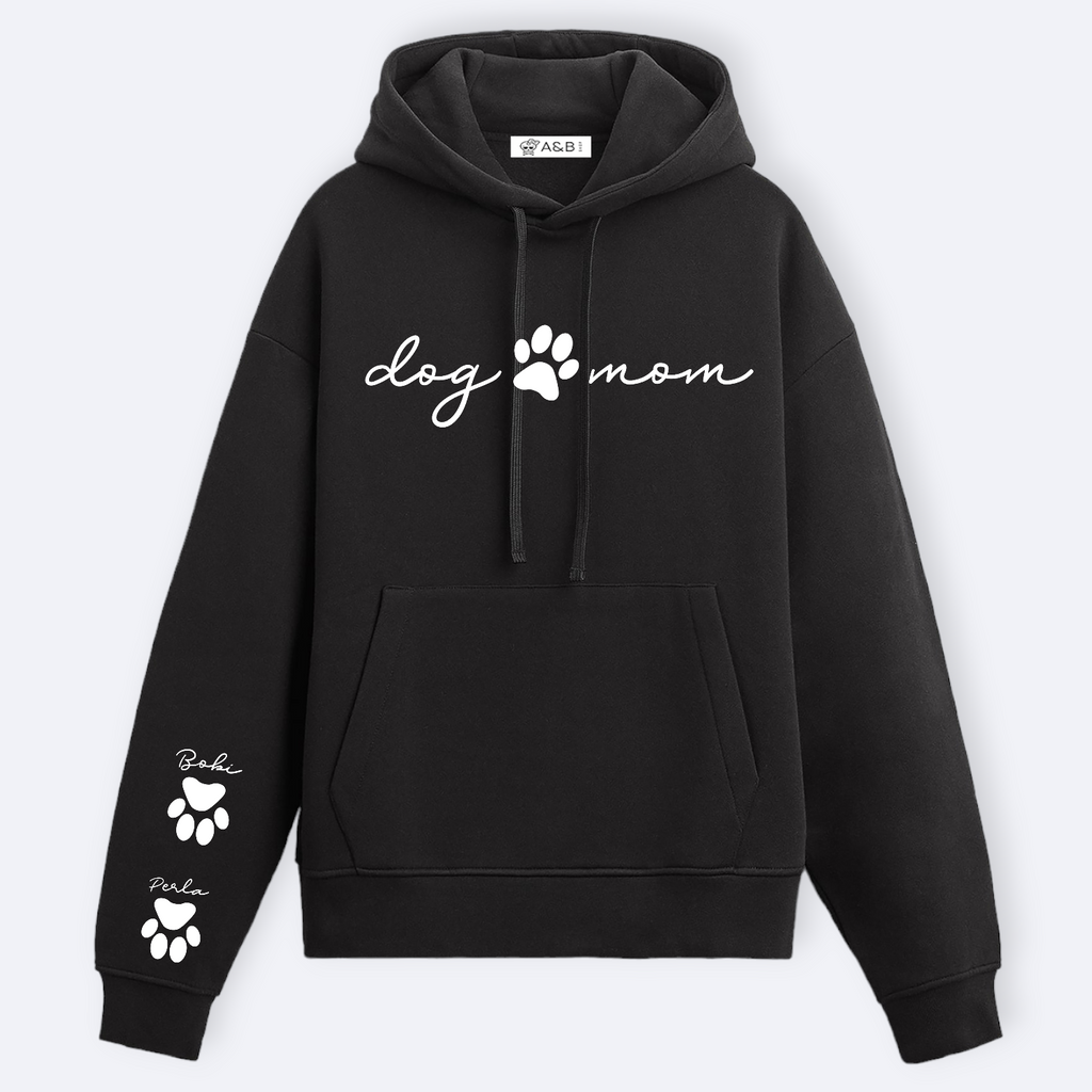 Sudadera Capucha Dog Mom Huella