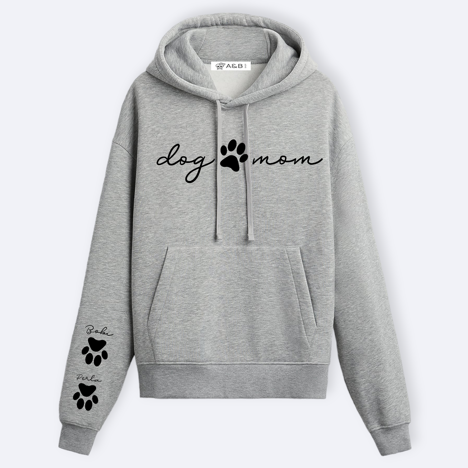 Sudadera Capucha Dog Mom Huella