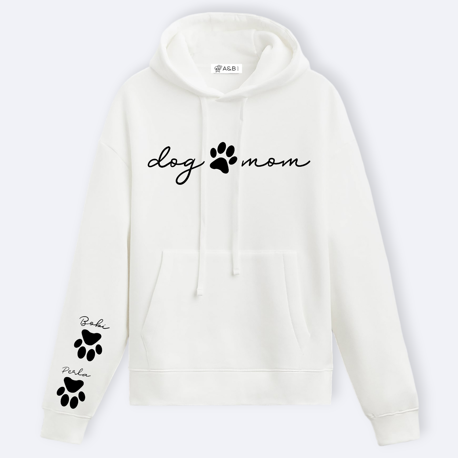 Sudadera Capucha Dog Mom Huella