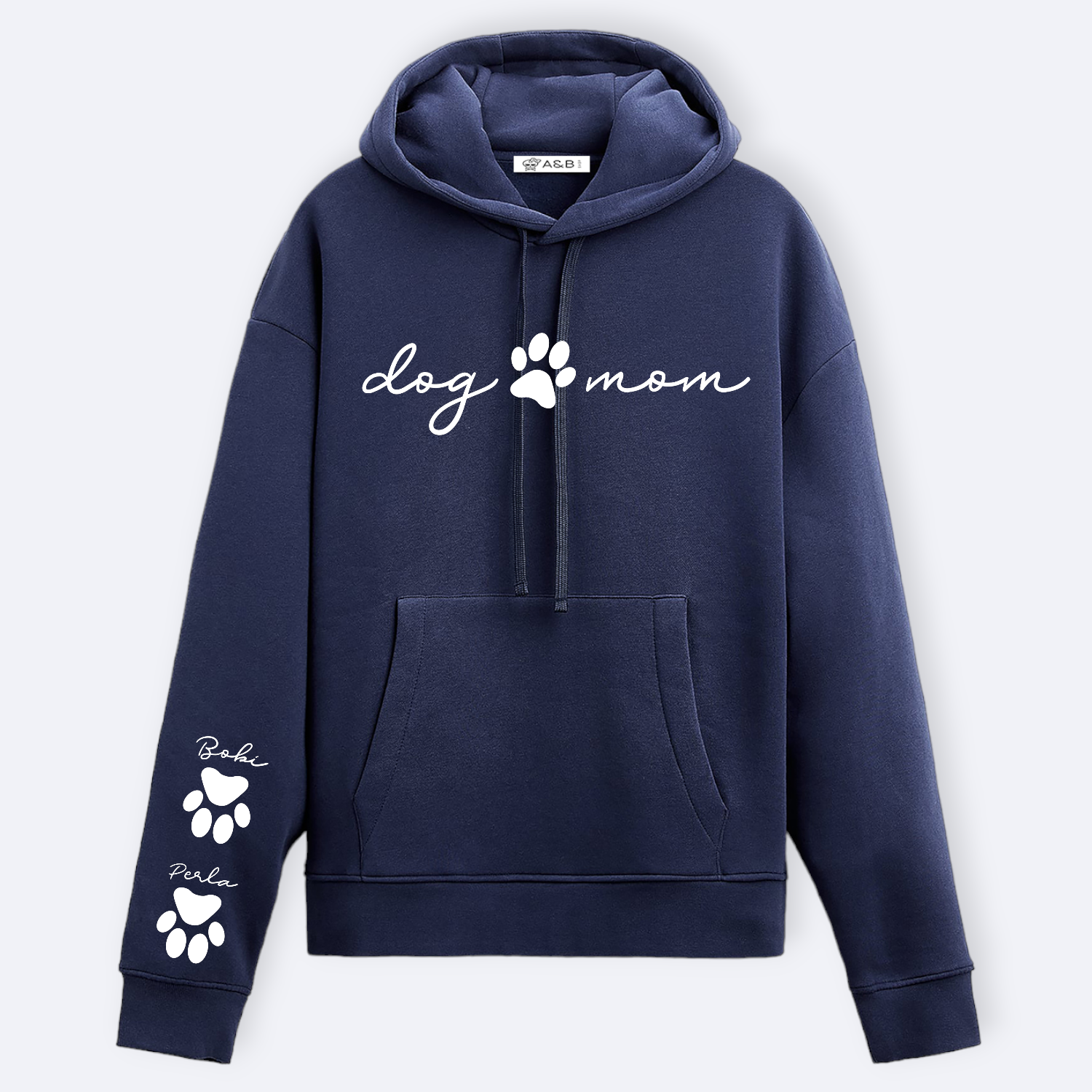 Sudadera Capucha Dog Mom Huella