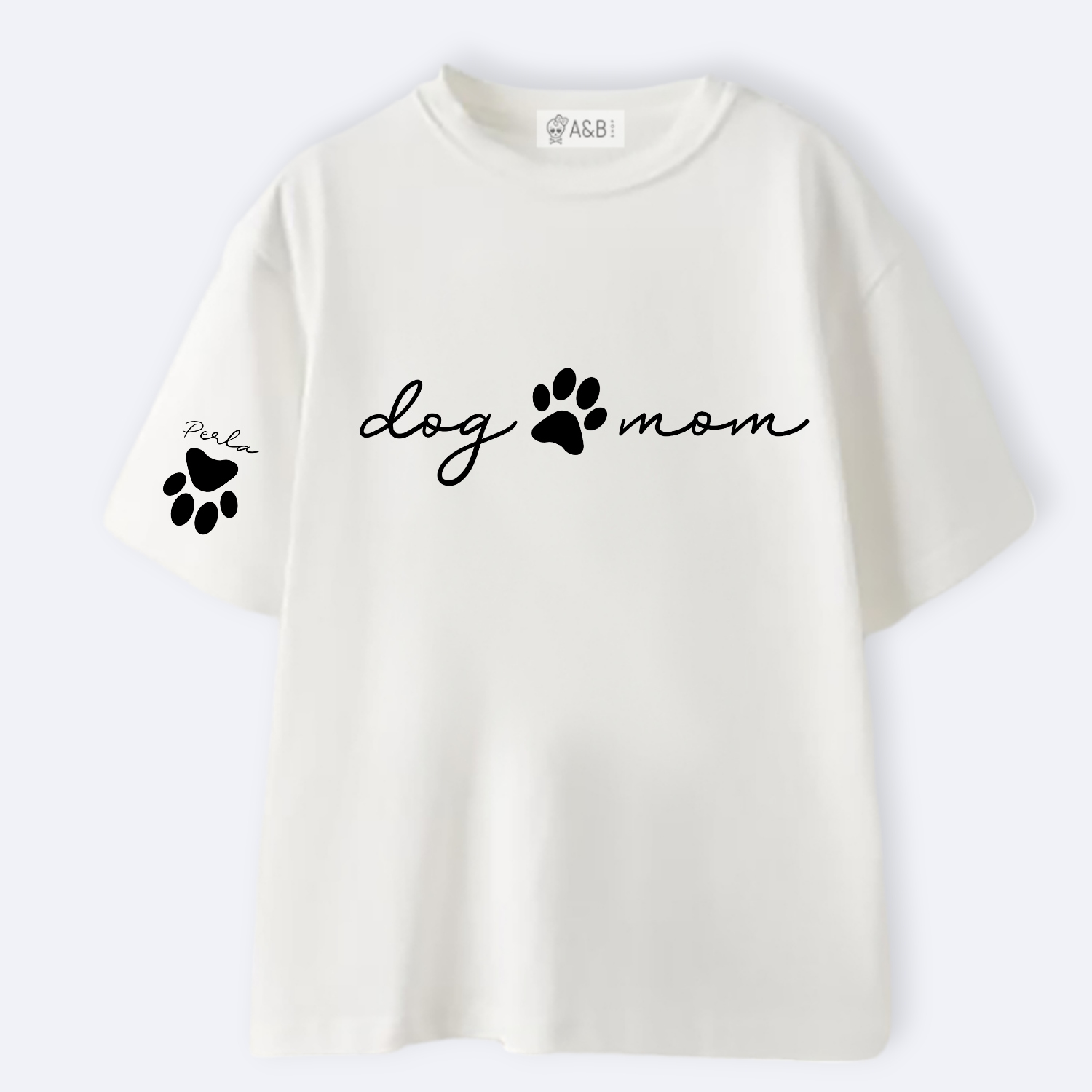 Camiseta Dog Mom Huella